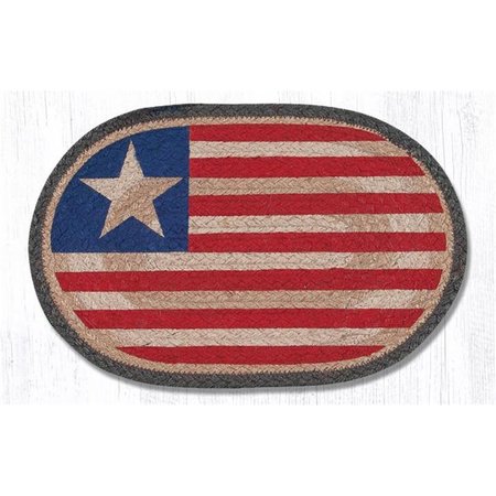 CAPITOL IMPORTING CO 10 x 15 in. Original Flag Printed Oval Swatch 81-1032